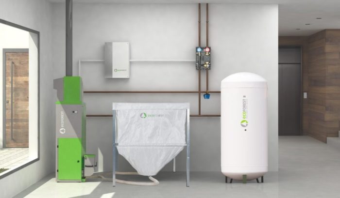 KIT SILO COMPLET 1000 ECOFOREST