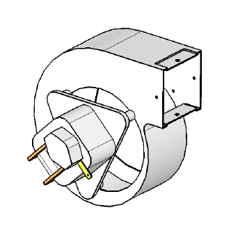 Ventilateur air droit MCZ BOXTHERM 60 PELLET