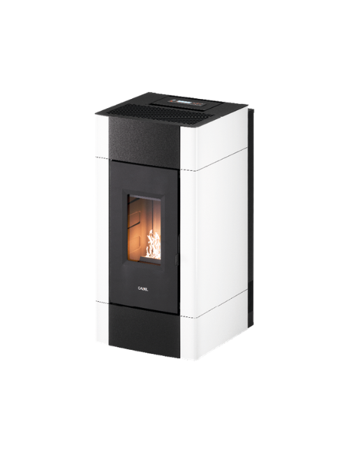 Poêle à granulés Cadel Cristal Plus 9 Blanc 8,5 kW