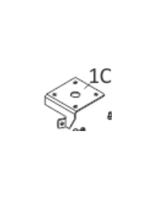 Support moteur réducteur avec bague pour poêles à granulés ECOFOREST.