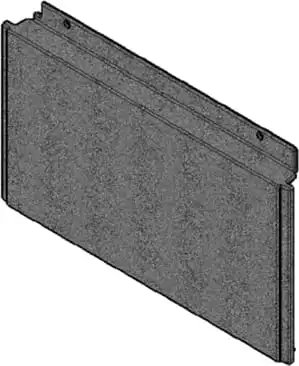 Plaque inférieur en fonte pour vos poêles à granulés RED