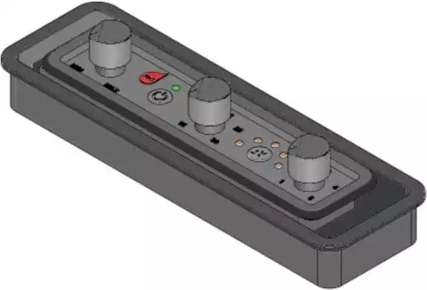 Panneau de commandes pour poêle RED