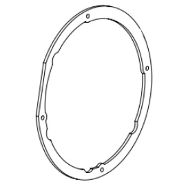 Schéma Joint du ventilateur d'aspiration de fumées pour vos poêles air RED by MCZ