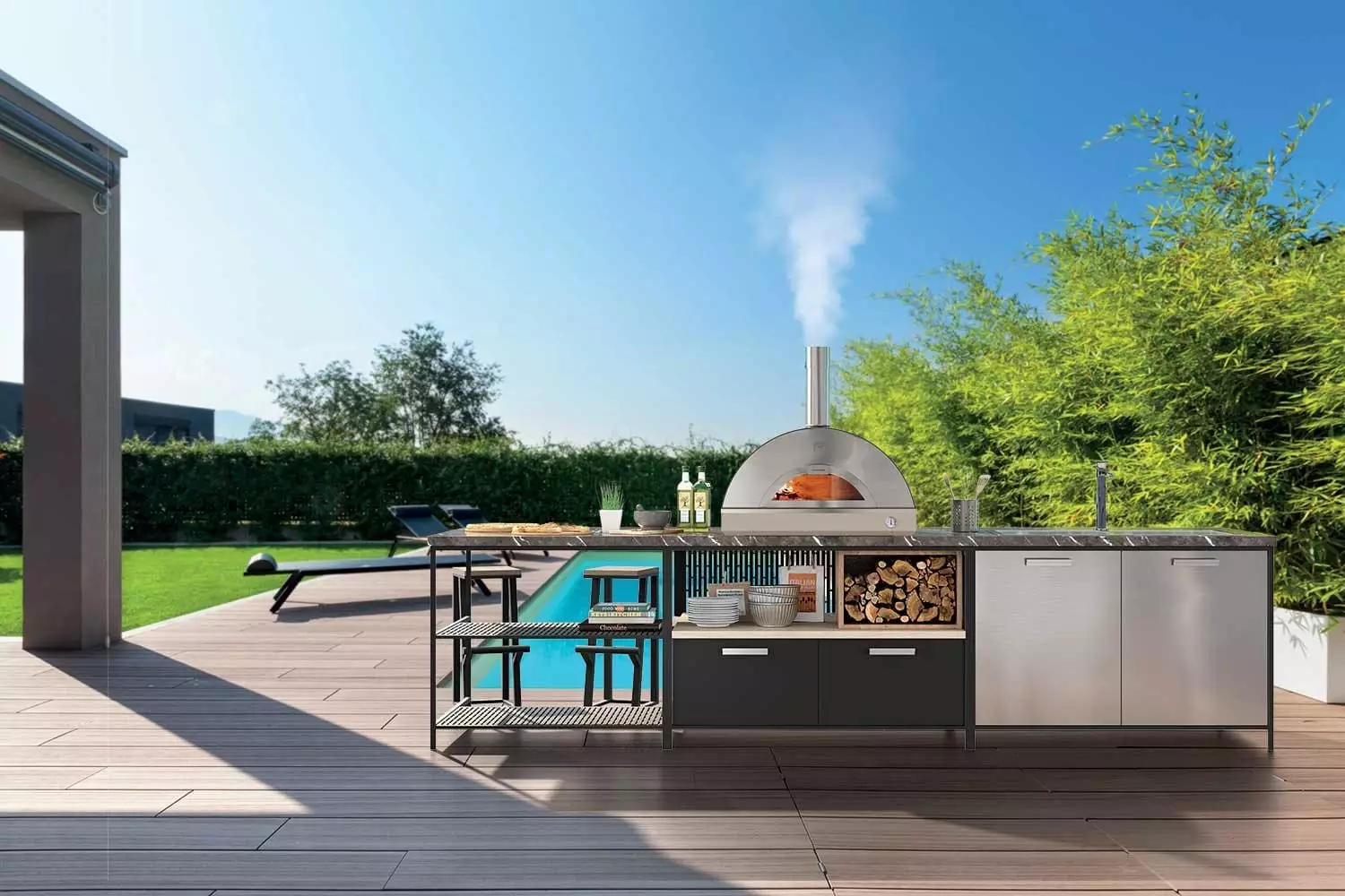 four a pizza riviera fontana forni