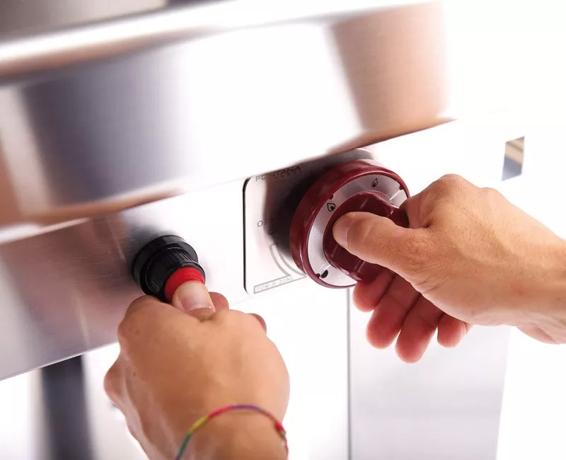 four a pizza margherita gas fontana forni