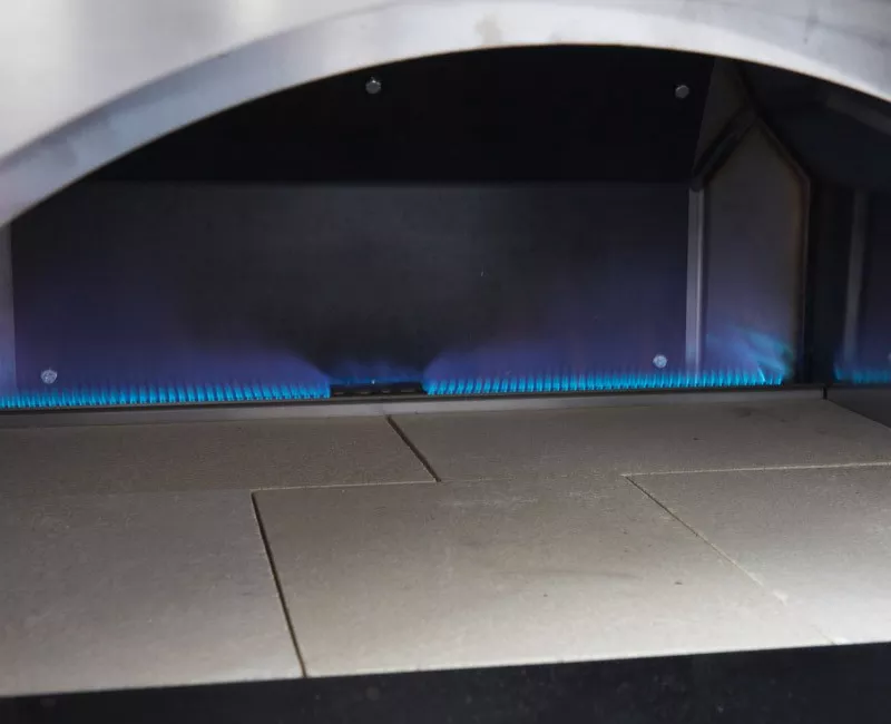 Four à pizza MARGHERITA GAZ APPOGGIO Inox