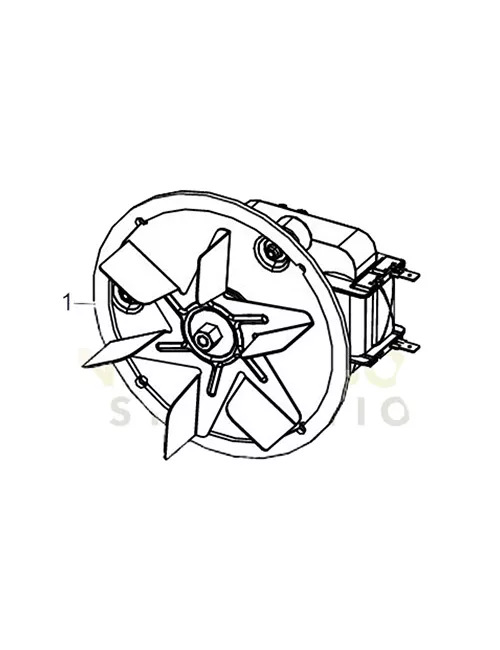 Ventilateur fumées CADEL CRISTAL 9 Ref. 4D145210050